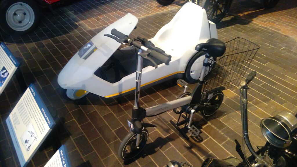 Sinclair Zike and C5 at Beaulieu Motor Museum